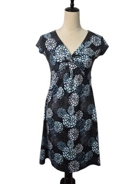 Soybu Twist Front Floral Print Athletic Dress Size S Stretch Athleisure